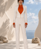 Aura Women’s Ivory Three-Piece Tailored Suit